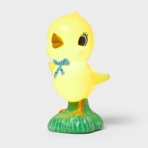 Lit Decorative 8.66 H Blow Mold Yellow Chick